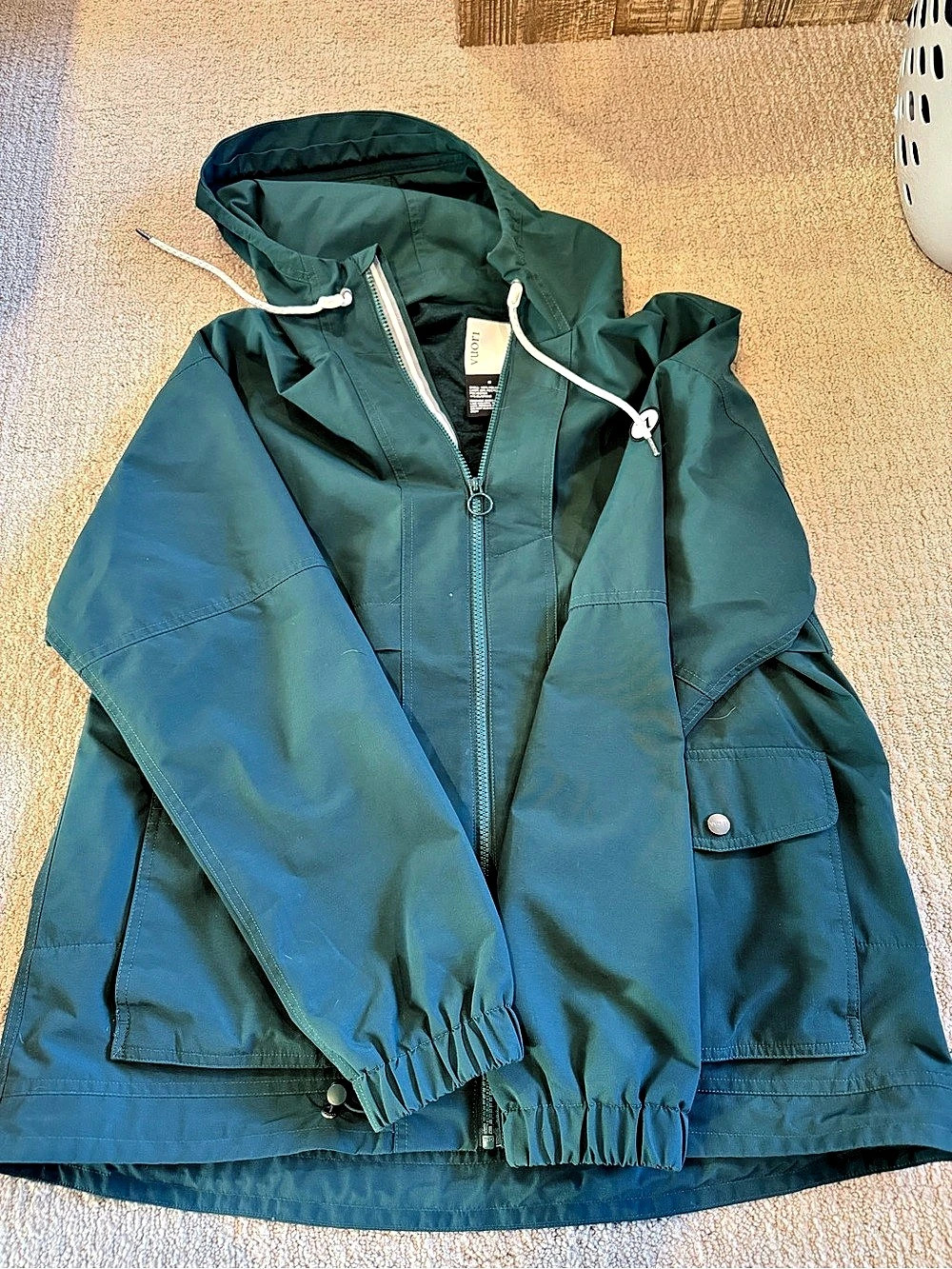 Vuori Elijo Rain Jacket Utility Jacket Green Medium